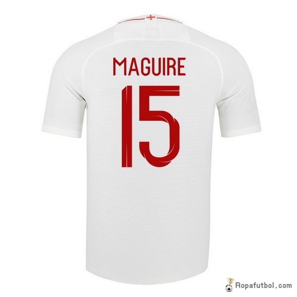 Camiseta Inglaterra Replica Primera Ropa Maguire 2018 Blanco